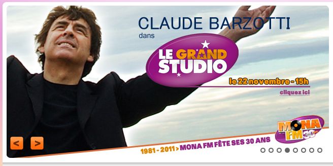 Blog de barzotti83 : Rikounet 83, Mona FM Claude Barzotti au grand studio pour un concert privé