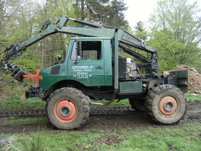 tracteur forestier unimog
