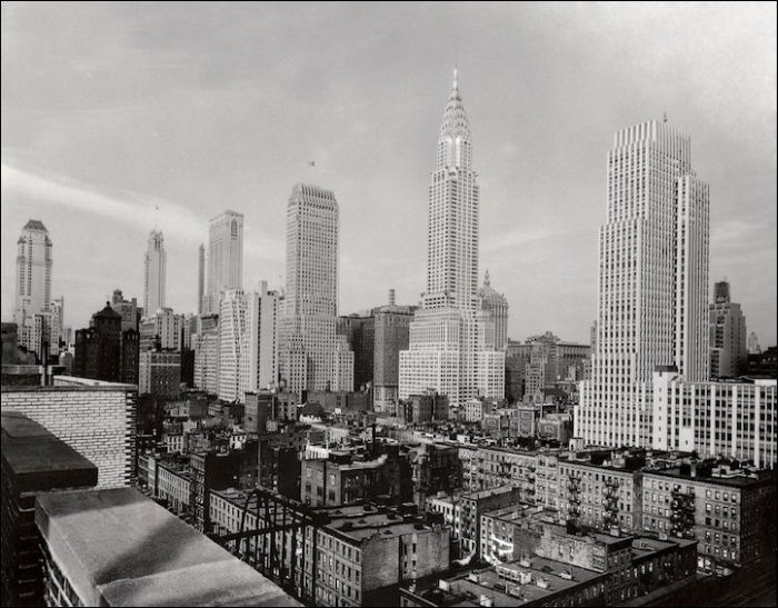 Midtown et le Chrysler Building dans les années 1930 avant nyc new york
