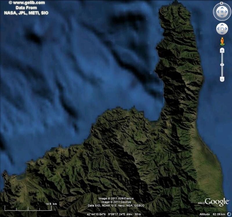 Overlay Global Terrain Map sur GE