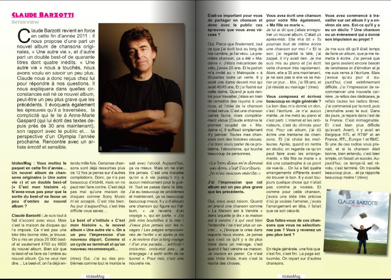 Blog de barzotti83 : Rikounet 83, Presse internet magazine IDOLES MAG