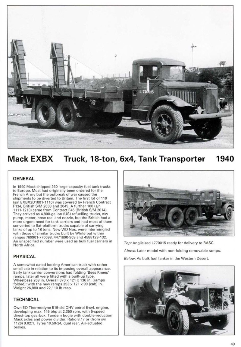 Braille Scale Discussion Group: Early 6x4 tank transporters in North Africa